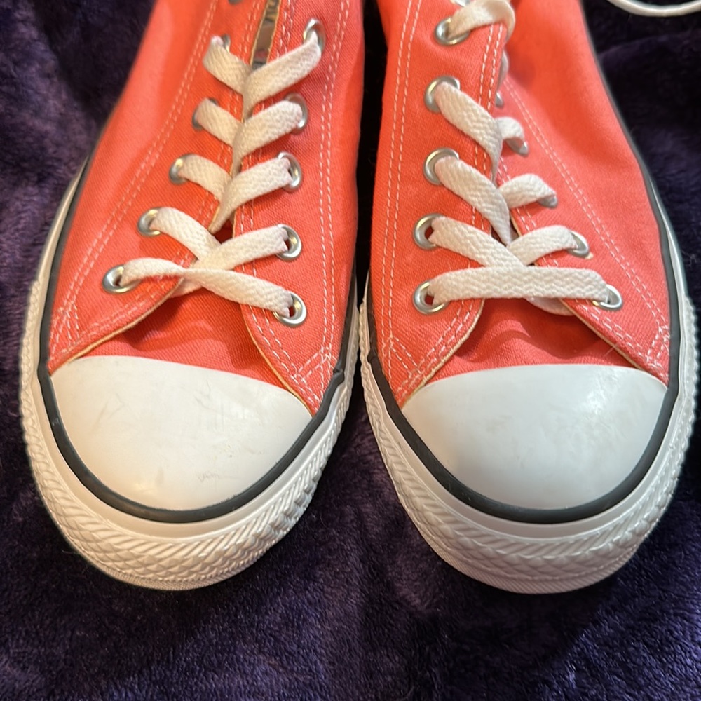 Converse Chuck Taylor All Star Carnival Pink White Canvas Sneakers - Picture 8 of 8